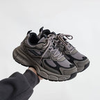 Damen Sportliche Mesh-Sneaker mit dämpfender Sohle und atmungsaktiver Obermaterialstruktur R&B