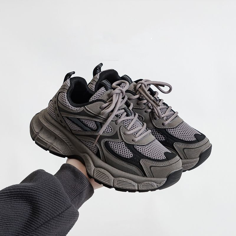 Damen Sportliche Mesh-Sneaker mit dämpfender Sohle und atmungsaktiver Obermaterialstruktur R&B