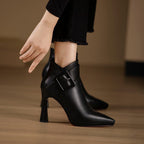 Damen Schicke Stiefeletten mit eleganter Schnalle R&B