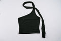 Damen asymmetrisches Top mit schickem Halsteil R&B