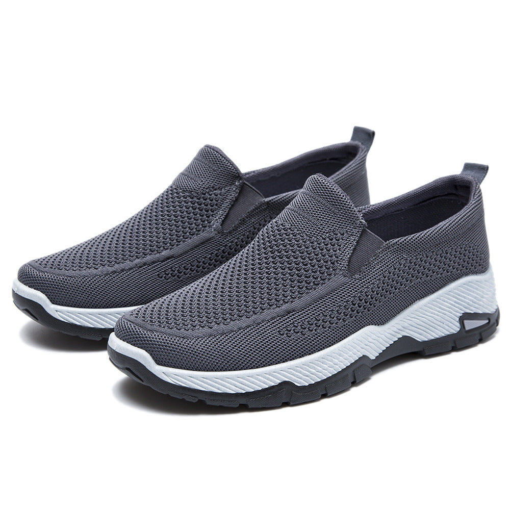 Damen Bequeme Slip-On Freizeitschuhe mit atmungsaktiver Mesh-Oberfläche R&B