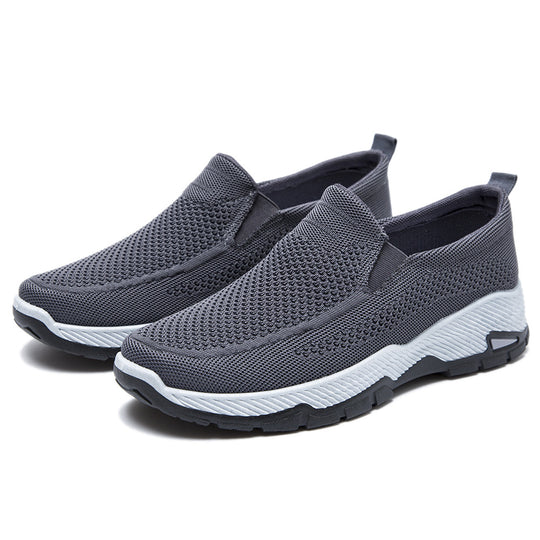 Damen Bequeme Slip-On Freizeitschuhe mit atmungsaktiver Mesh-Oberfläche R&B