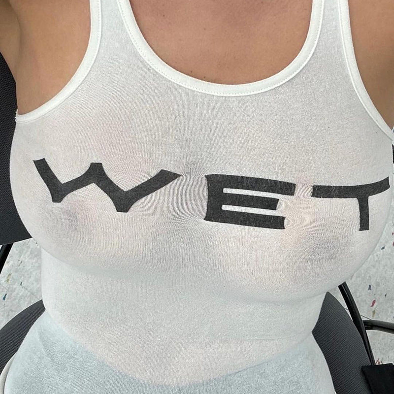 Damen Sportliches Crop-Top R&B