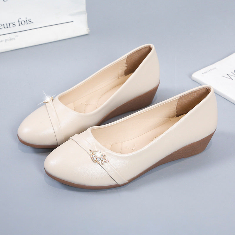 Damen Ballerinas mit eleganter Schmuckverzierung und bequemer Innensohle R&B