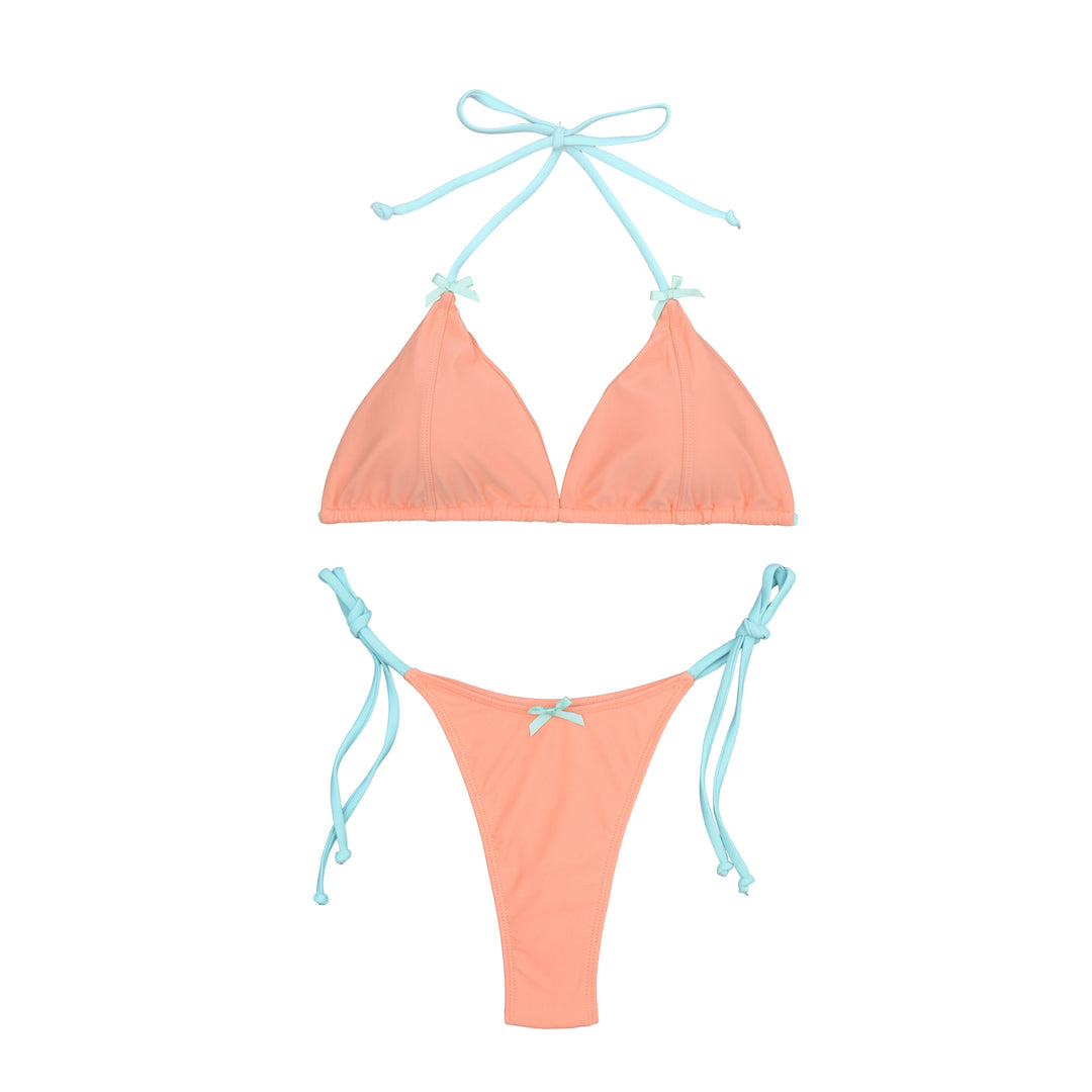 Damen Triangel-Bikini mit individuell anpassbaren Trägersystem und elegantem Design R&B