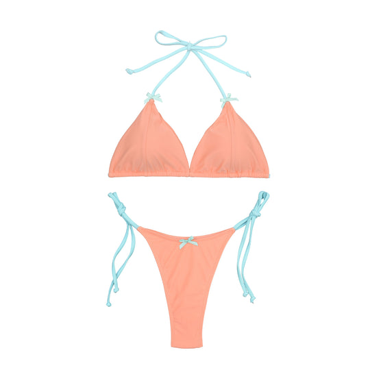Damen Triangel-Bikini mit individuell anpassbaren Trägersystem und elegantem Design R&B