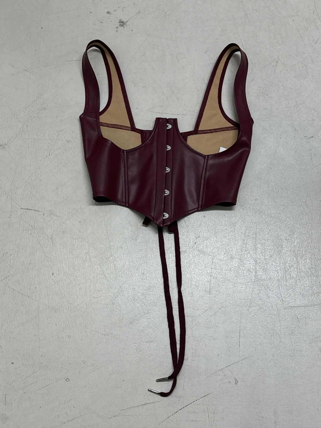 Damen Minikleid mit korsettähnlichem Oberteil und voluminösem Rüschensaum R&B