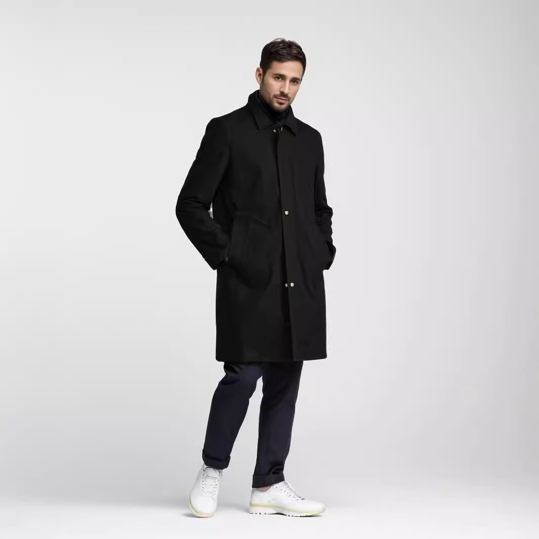 Herren eleganter und vielseitiger Mantel R&B