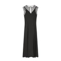 Damen Maxikleid mit eleganter Transparenz R&B
