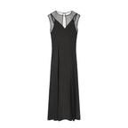 Damen Maxikleid mit eleganter Transparenz R&B