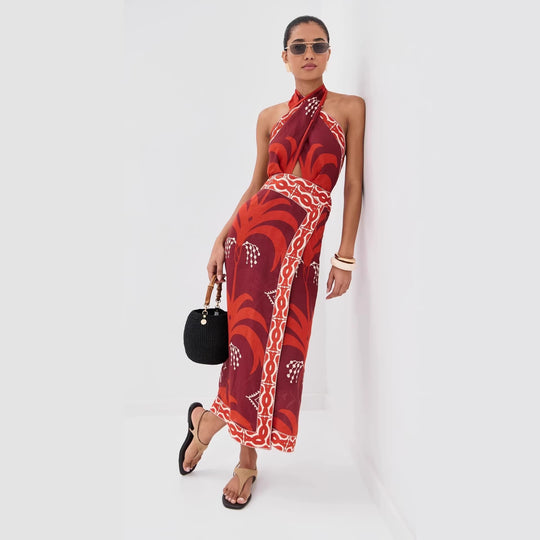 Damen Maxi-Kleid mit exklusivem Boho-Design R&B