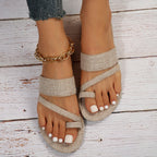 Damen Komfortable Sommer-Sandalen mit elastischen Riemen R&B