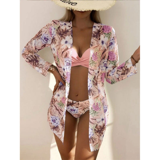 Damen Strandkleid mit floralen Mustern R&B