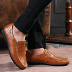 Herren Elegante und komfortable Mokassins aus weichem Leder R&B