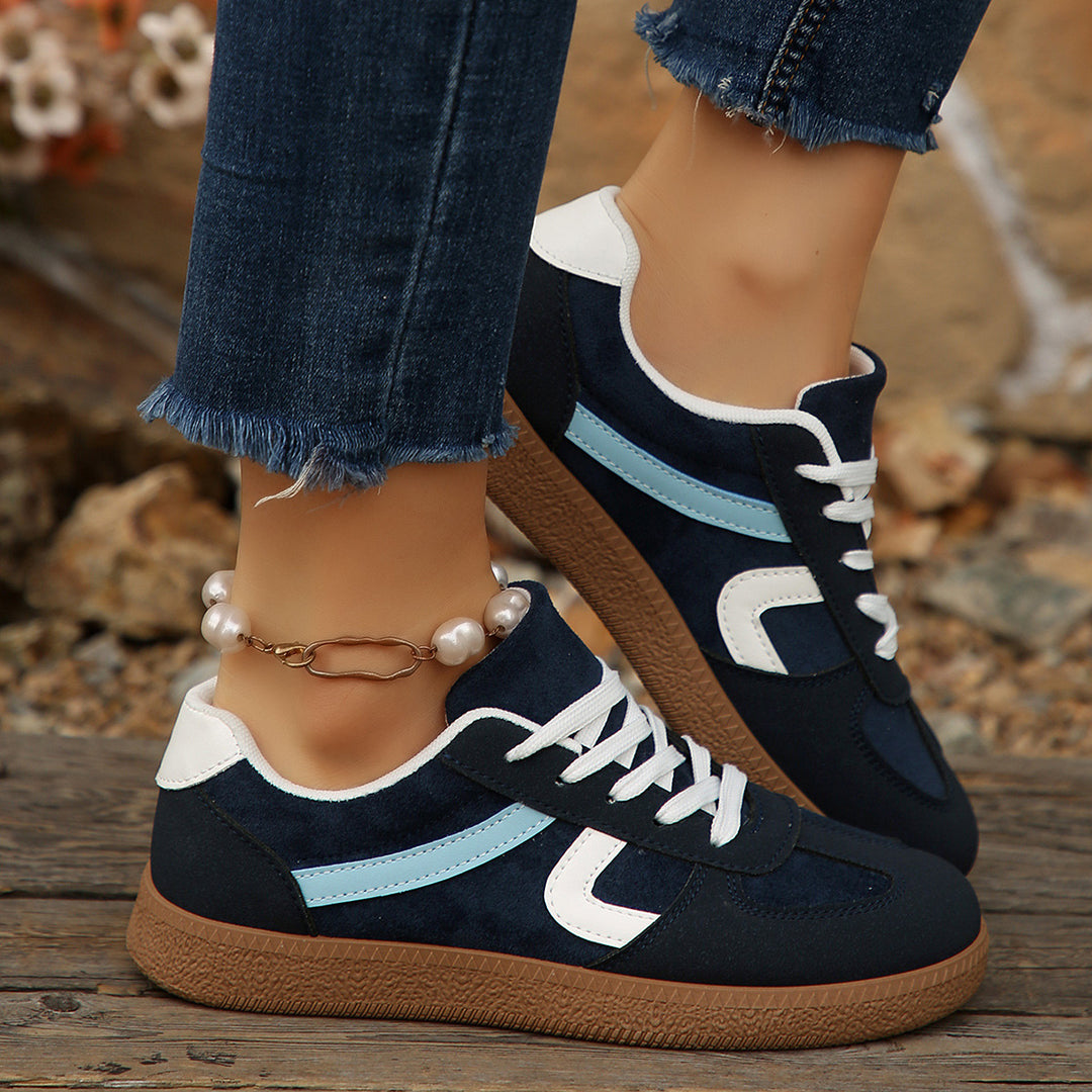 Damen Sportliche Sneaker mit modischem Obermaterial und bequemer Laufsohle R&B