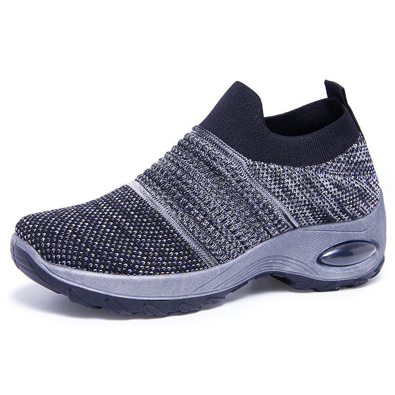 Damen Luftgepolsterte Sneakers mit elastischem Strickoberteil R&B