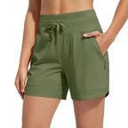 Damen Performance aktive Shorts mit integriertem Boxershorts-Futter R&B