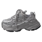 Damen Chunky Sneakers mit atmungsaktiven Mesh-Elementen und dämpfender Sohle R&B