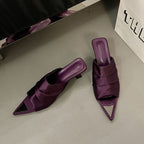 Damen Modische und elegante Slingback-Mules mit raffiniertem Design R&B