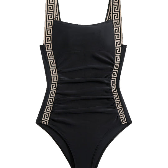 Damen eleganter Einteiler Badeanzug mit raffinierten Cut-Out-Details R&B