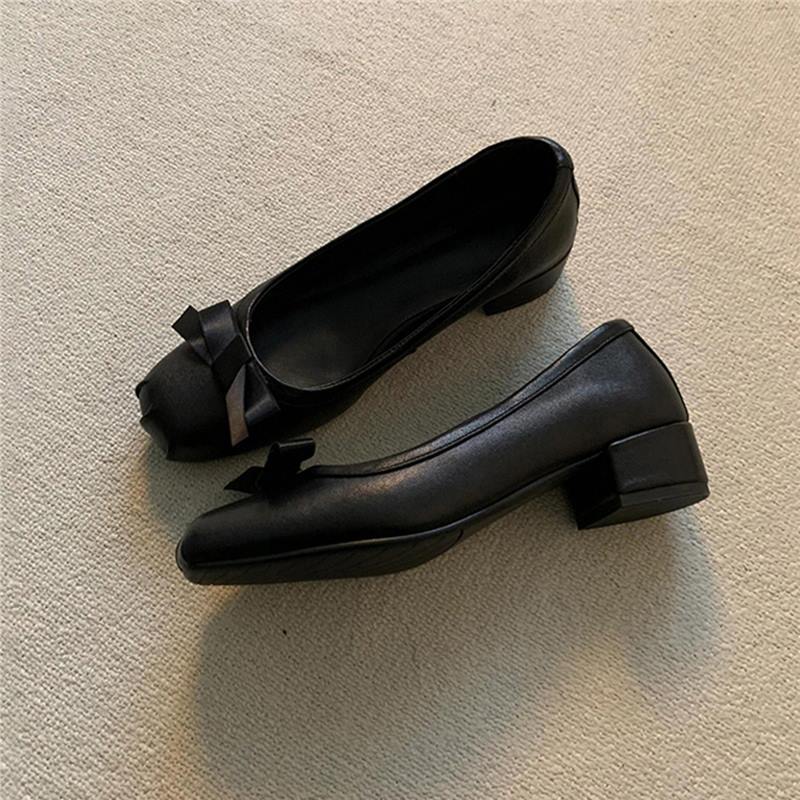 Damen elegante Ballerinas mit modischem Schleifen-Verzierungsdesign R&B