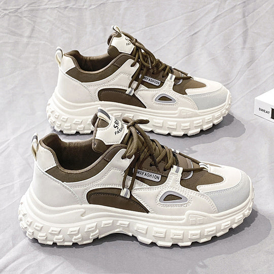 Damen Sportliche Chunky Sneakers mit ausgezeichneter Dämpfung und rutschfester Sohle R&B
