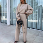 Damen Elegantes und lässiges Lounge-Set mit weitem Schnitt R&B