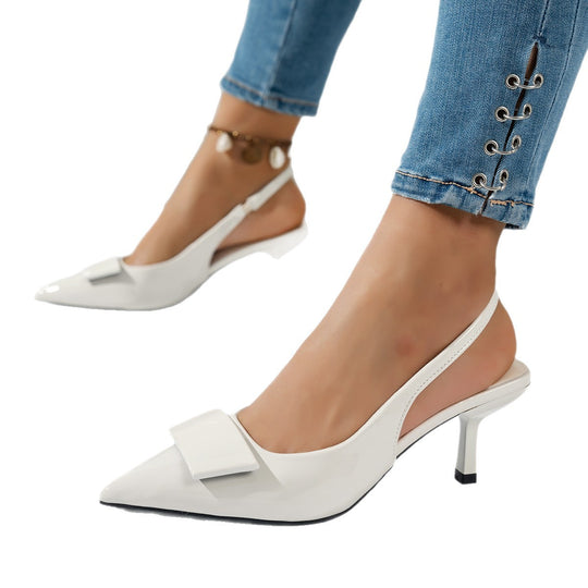 Damen Slingback-Pumps mit schickem Schleifenakzent R&B