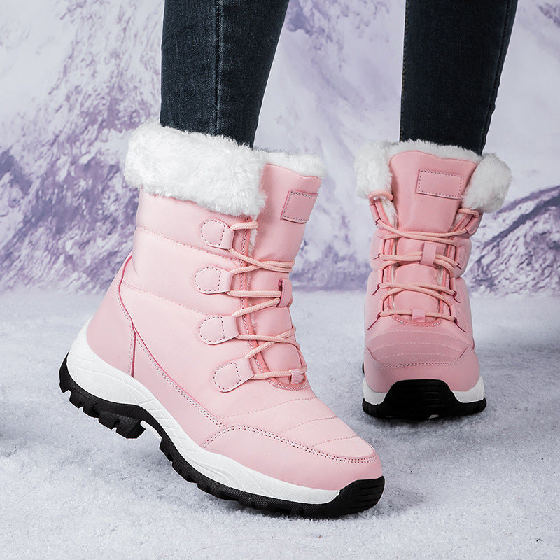 Damen Winterstiefel mit rutschfester Sohle und wärmendem Innenfutter R&B