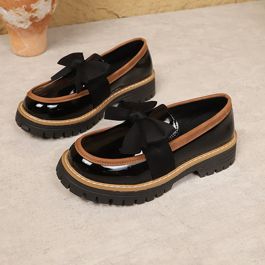 Damen Elegante und komfortable Slipper mit Schleifen-Applikation R&B