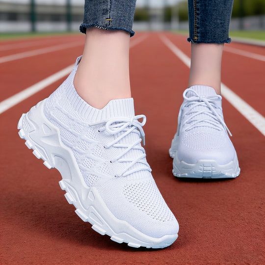 Damen Luftige High-Performance Laufschuhe mit elastischem Strickdesign R&B