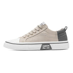Damen trendige Sneakers im modernen Streetstyle mit robustem Canvas-Obermaterial und rutschfester Sohle
