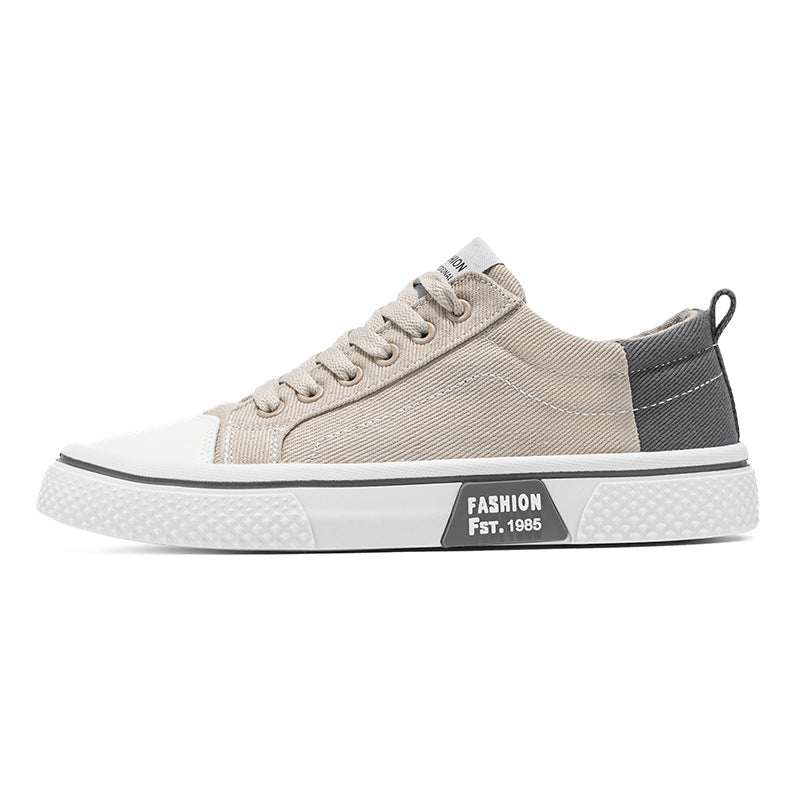 Damen trendige Sneakers im modernen Streetstyle mit robustem Canvas-Obermaterial und rutschfester Sohle
