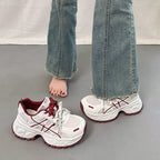 Damen Sportliche Chunky Sneakers mit atmungsaktivem Mesh-Obermaterial und rutschfestem Profil R&B