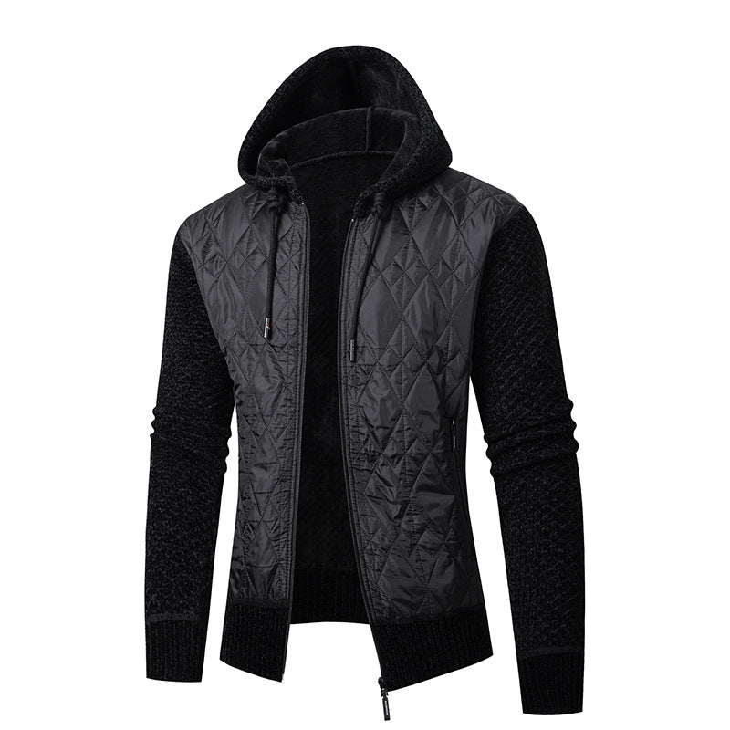 Herren sportliche Steppjacke mit weichem Innenfutter und praktischem Reißverschluss R&B