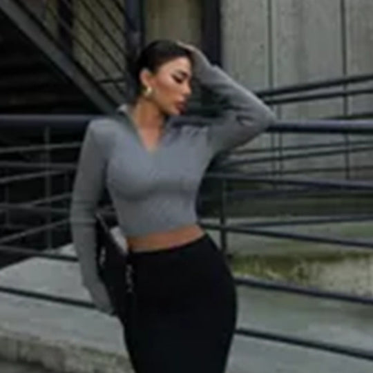 Damen sportlicher Pullover R&B