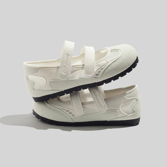 Damen Sportliche Freizeitschuhe mit verstellbarem Klettverschluss und atmungsaktiver Oberseite R&B