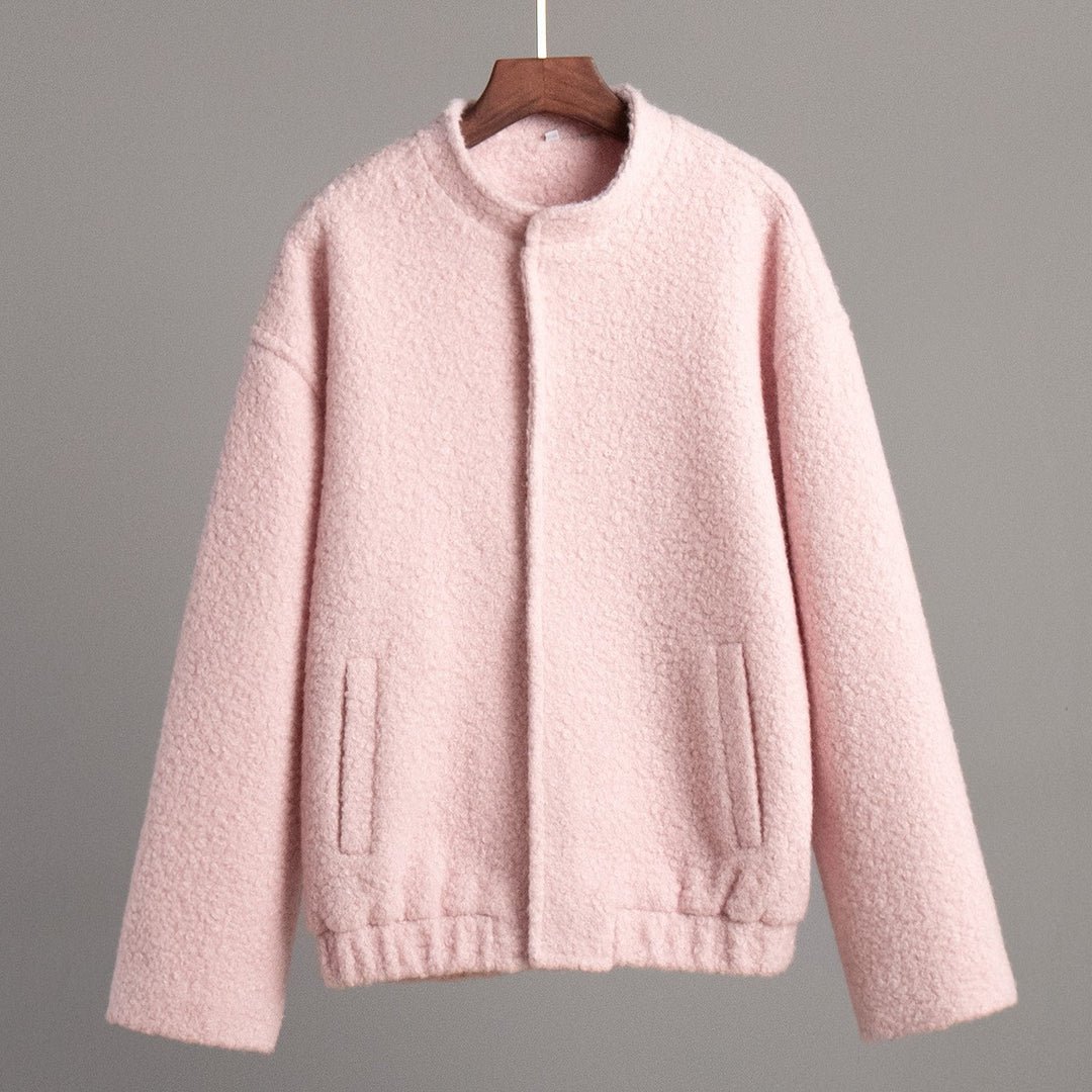 Damen Kuschelige Fleecejacke mit Taschen und elastischem Saum R&B