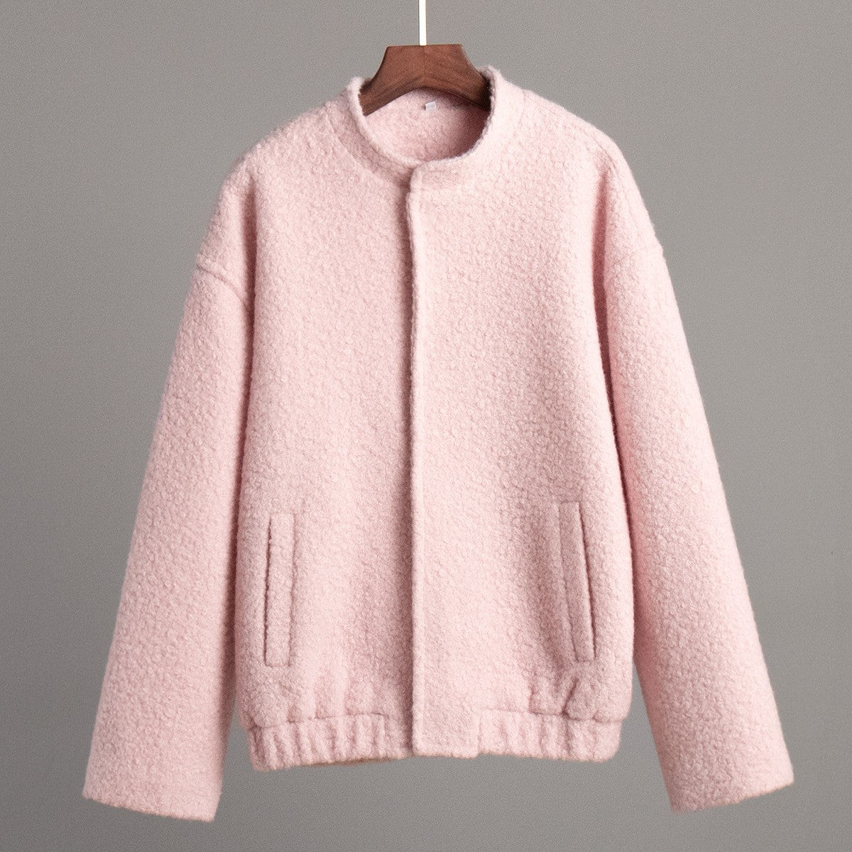 Damen Kuschelige Fleecejacke mit Taschen und elastischem Saum R&B