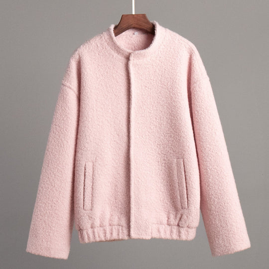 Damen Kuschelige Fleecejacke mit Taschen und elastischem Saum R&B