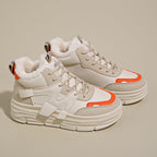 Damen Hohe Sneakers mit weichem Innenfutter und modischem Design R&B