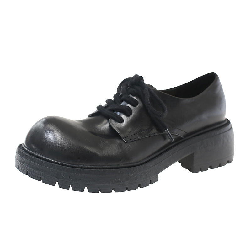 Damen Schnürschuhe mit robustem Blockabsatz und gepolstertem Fußbett R&B