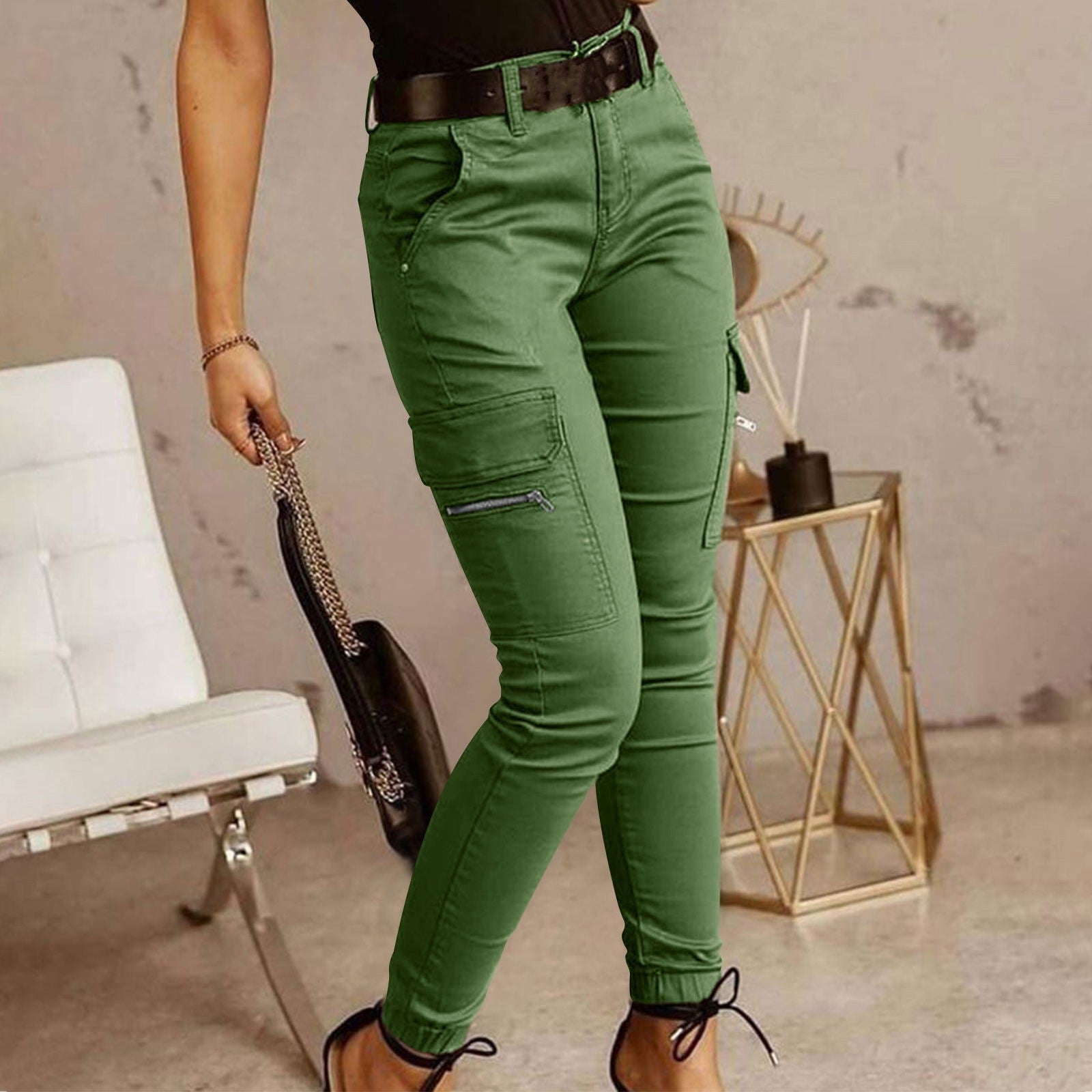 Damen Cargo-Hose mit praktischen Taschen und modernem Schnitt R&B