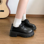 Damen Modische Schnürschuhe mit hochgezogenem Profil R&B