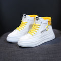 Damen High-Top Sneakers mit innovativem Schnürsystem und atmungsaktivem Innenfutter R&B