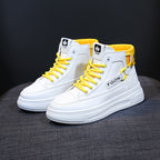 Damen High-Top Sneakers mit innovativem Schnürsystem und atmungsaktivem Innenfutter R&B