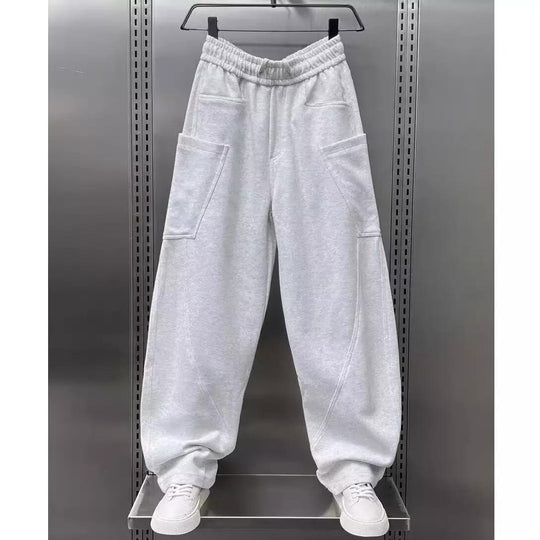 Damen bequeme Sweathose mit Cargo-Taschen R&B