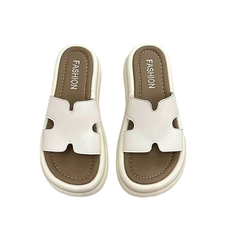 Damen moderne Pantoletten mit offener Ferse und trendigem Design R&B