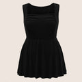 Damen Freizeitkleid mit taillierten Details und schwingendem Rock R&B