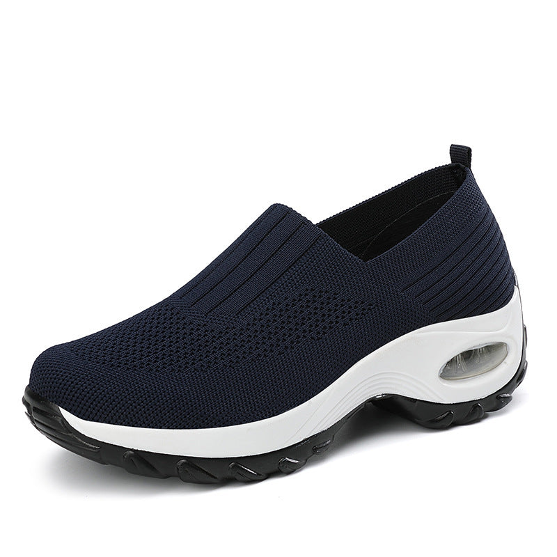 Damen Komfortable Slip-On Sportschuhe mit atmungsaktivem Obermaterial R&B